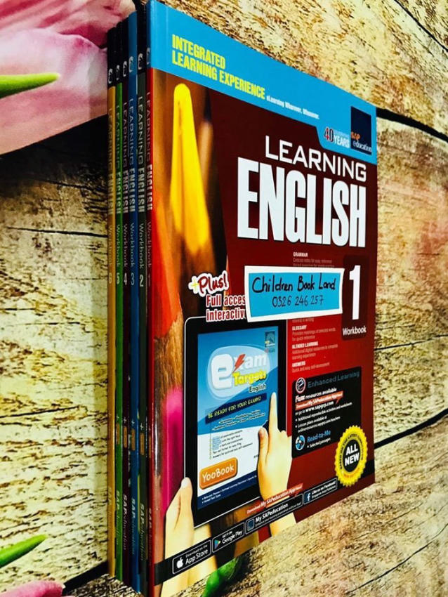 Learning English Work Books (6 cuốn)